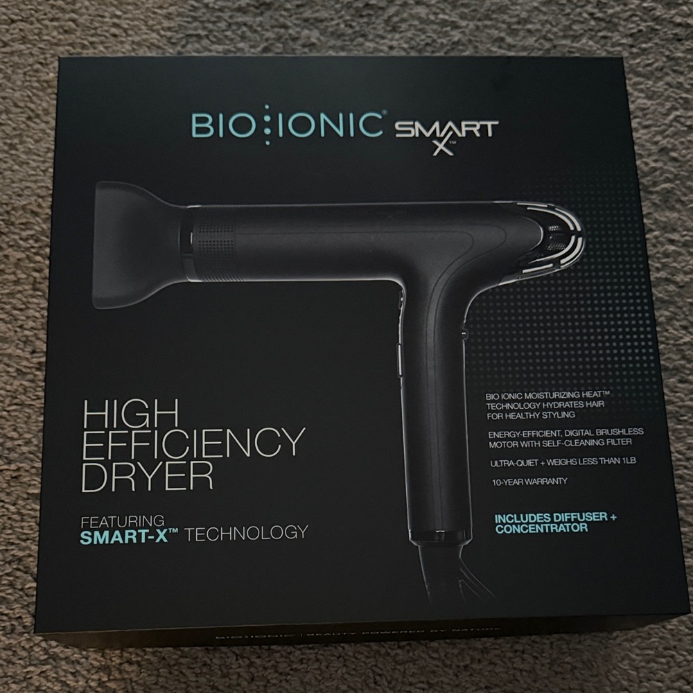 Bio Ionic Smart X High Efficiency Hair Dryer *BRAND NEW* offers welcomed